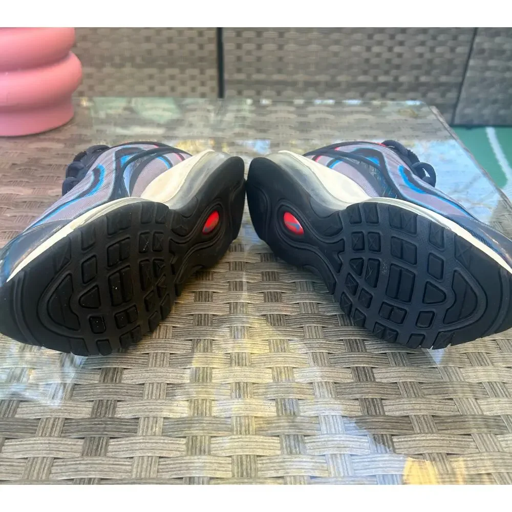Nike Air Max Deluxe “Thunder Blue / Laser Fuchsia” Sneakers Women 5 / Kids 3.5Y - Picture 5 of 9